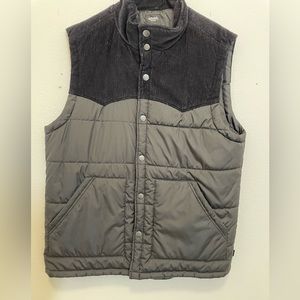 Union Work Wear Vest Gray and Black Large